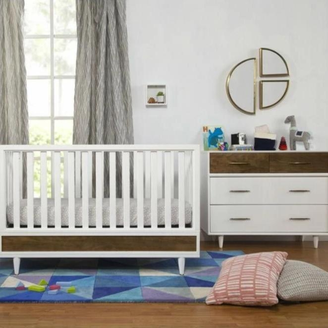 Nursery Furniture Set with Under-crib Storage