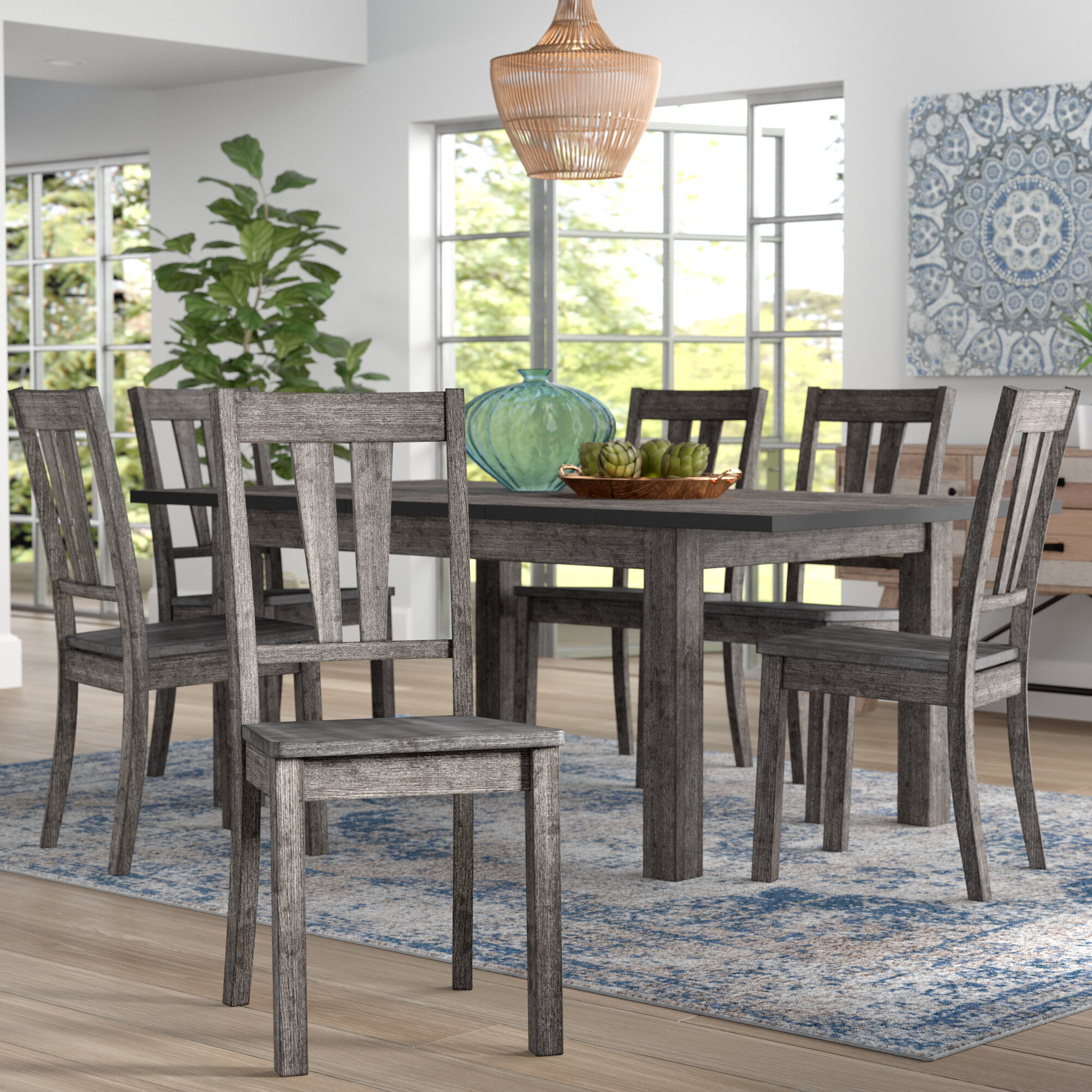 Oak Manufactured Wood Dining Set