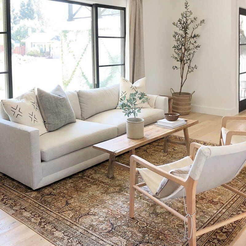 Oriental Power Loom Square Rug