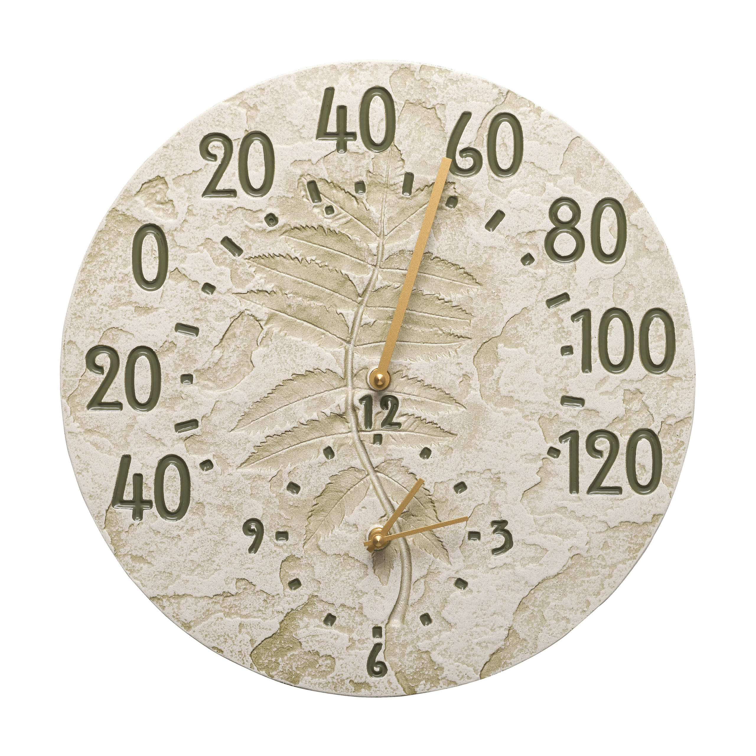 Outdoor Wall Clock and Thermometer