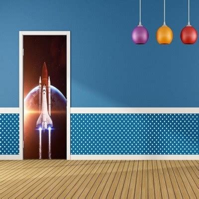 Outer Space Fabric Door Sign