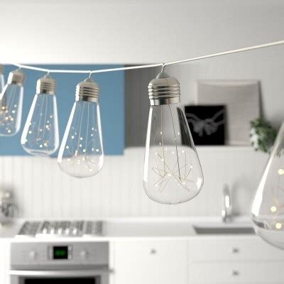 Plastic Battery Bulb Globe String Light