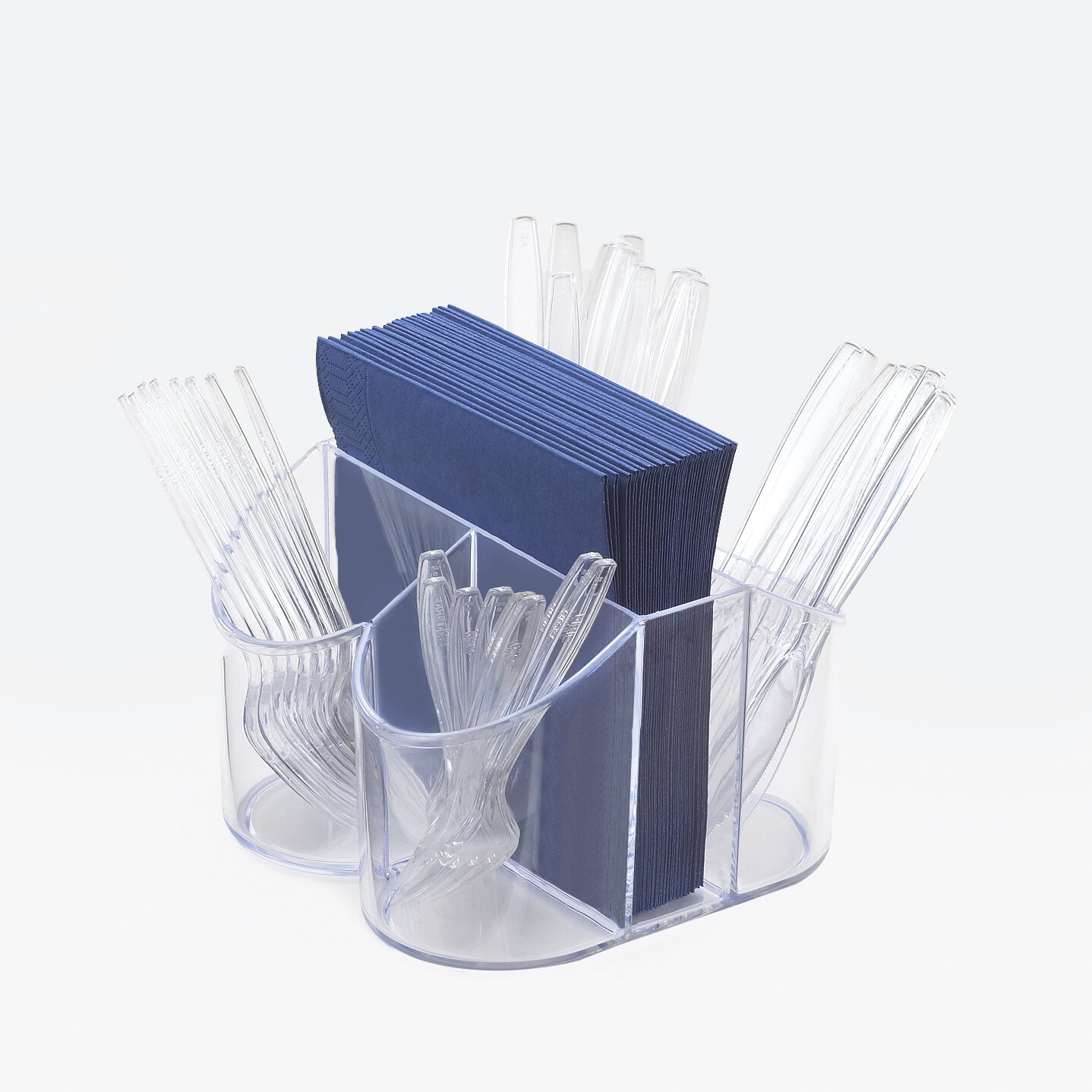 Plastic Classic Caddy and Standing Napkin Holder