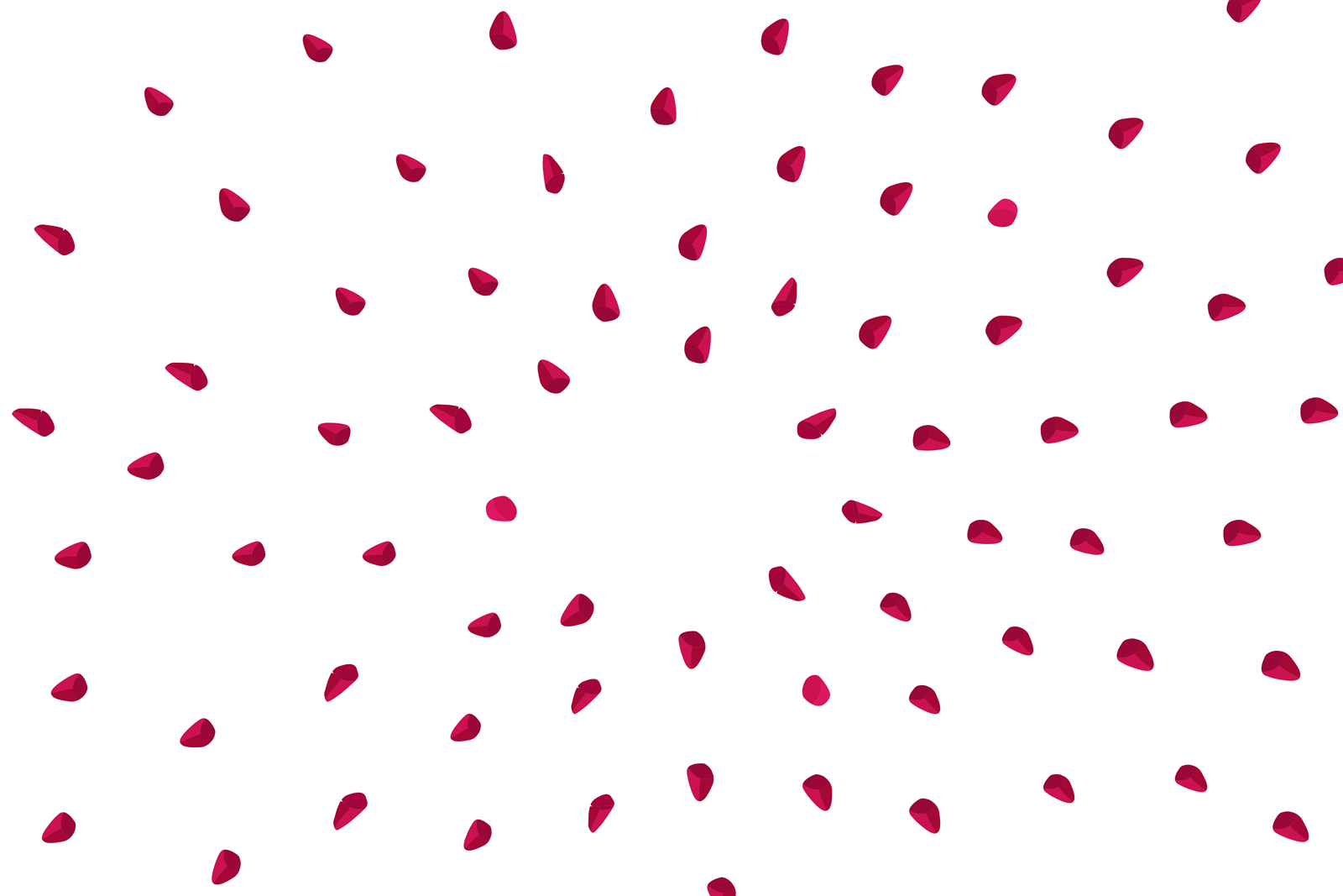 Plastic Little Hearts Wall Sticker