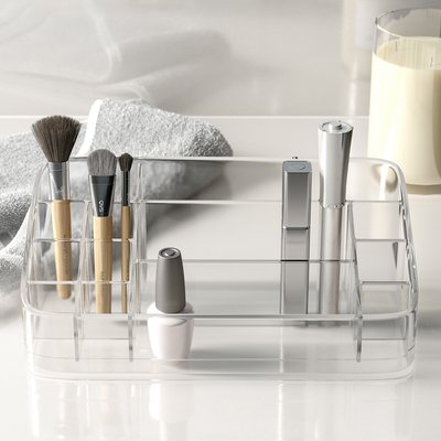 Understand the difference between acrylic organizer vs polystyrene  organizers - Beauty Makeup Supply