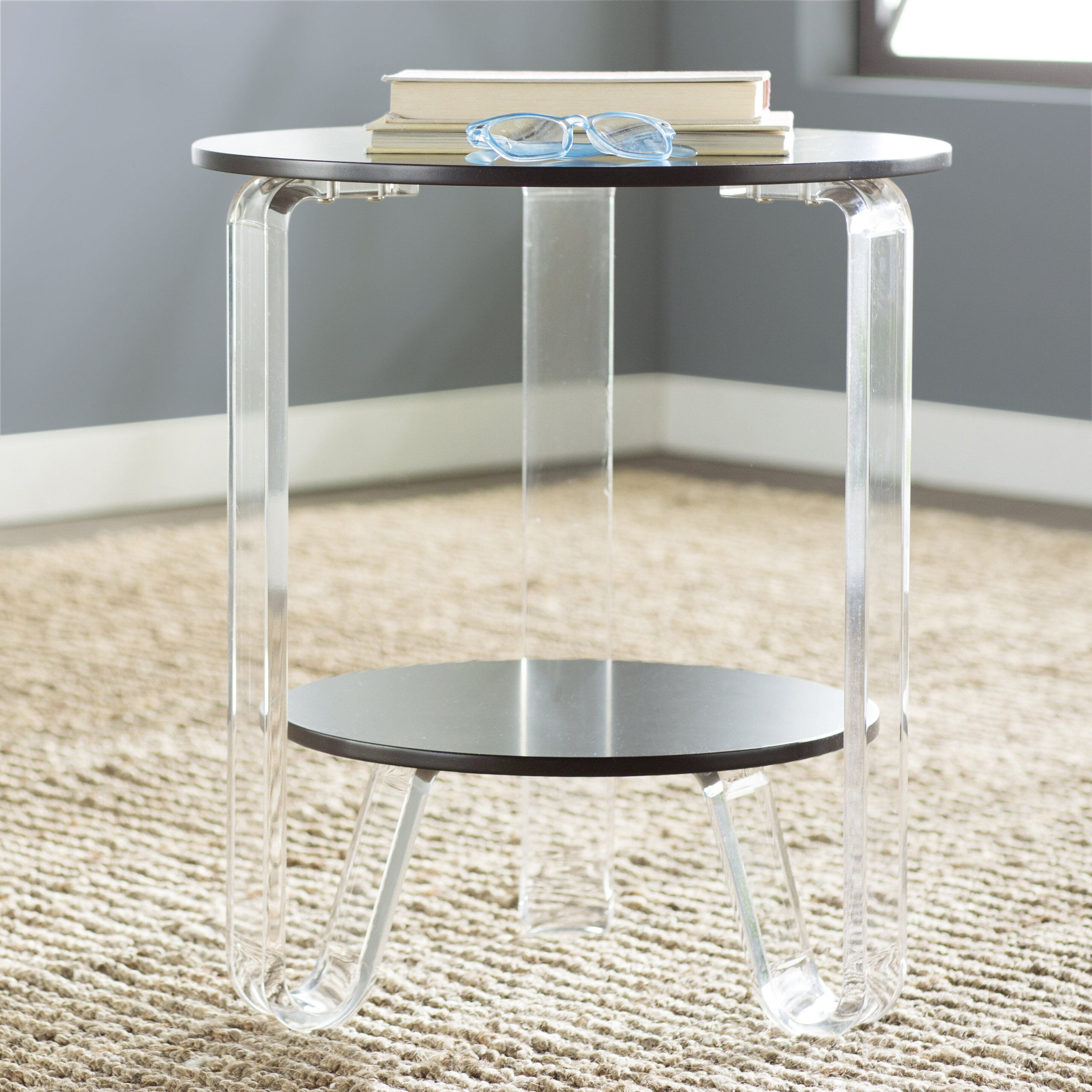 Plastic Manufactured Wood Tray Table