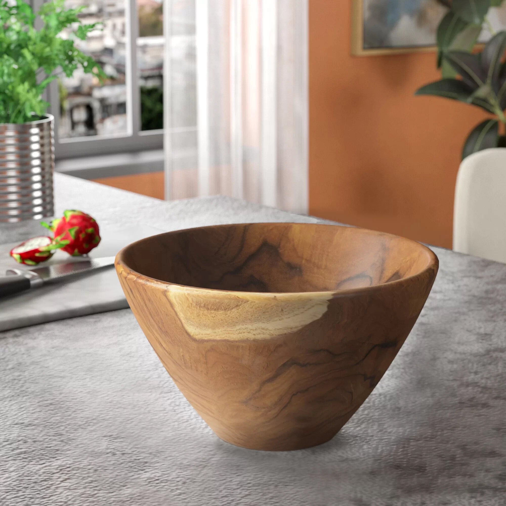 Porcelain Serving Bowl in White