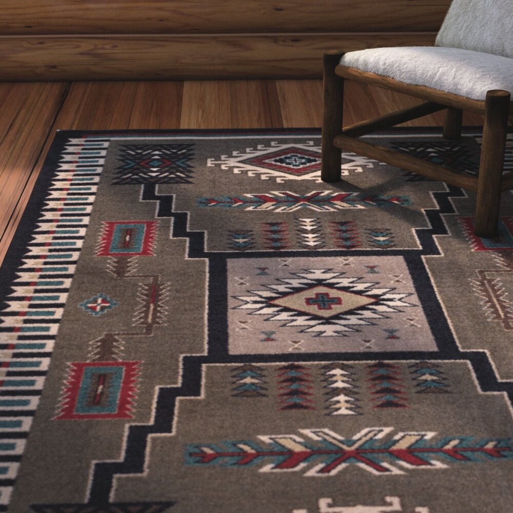 Power Loom Rustic Area Rug
