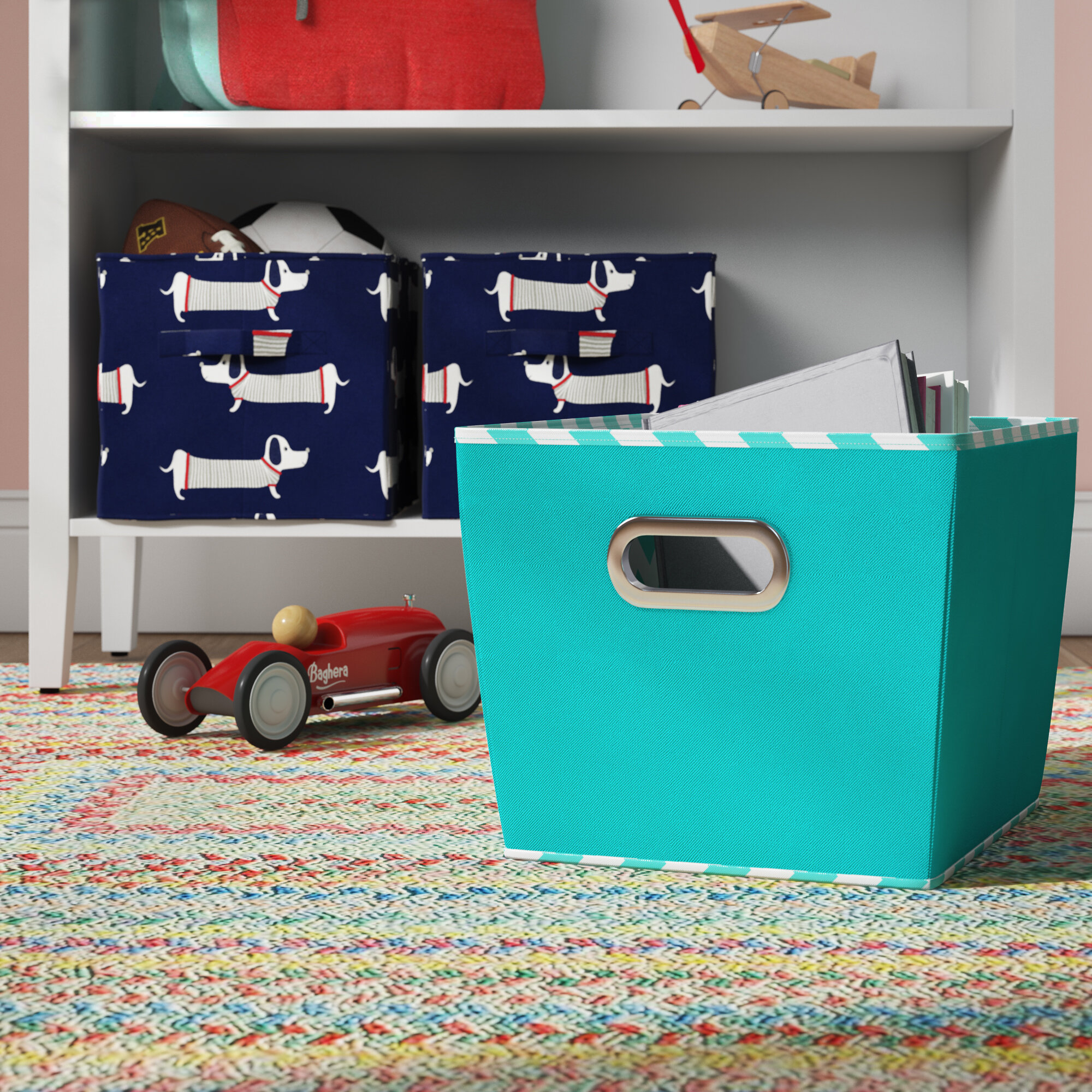 Rectangle Fabric Storage Bin Set