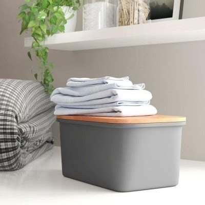 Rectangle Grey Plastic Medium Box