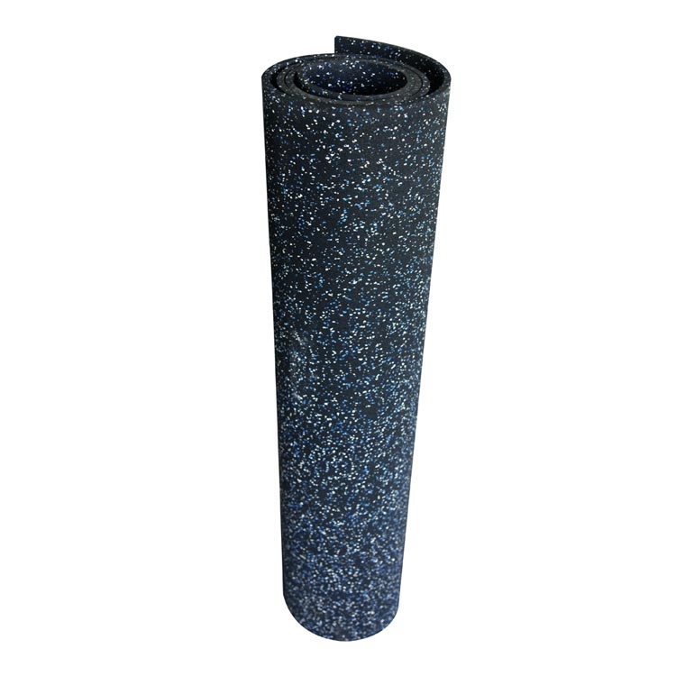 Recycled Rubber Roll in Black and Blue