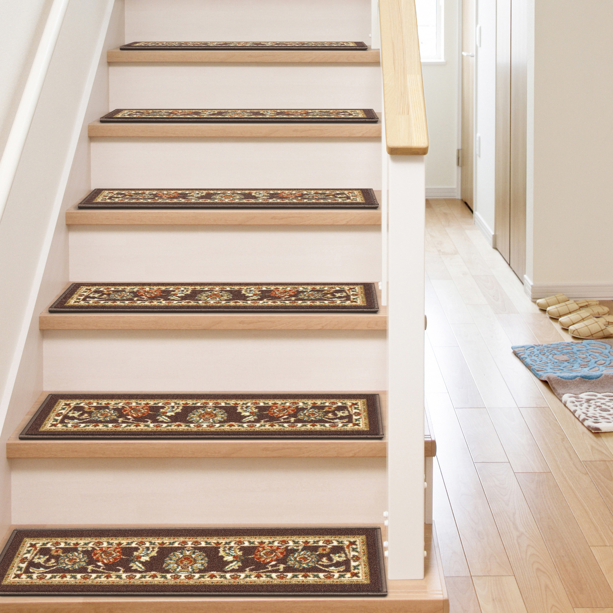 Red Oriental Non Skid Stair Tread