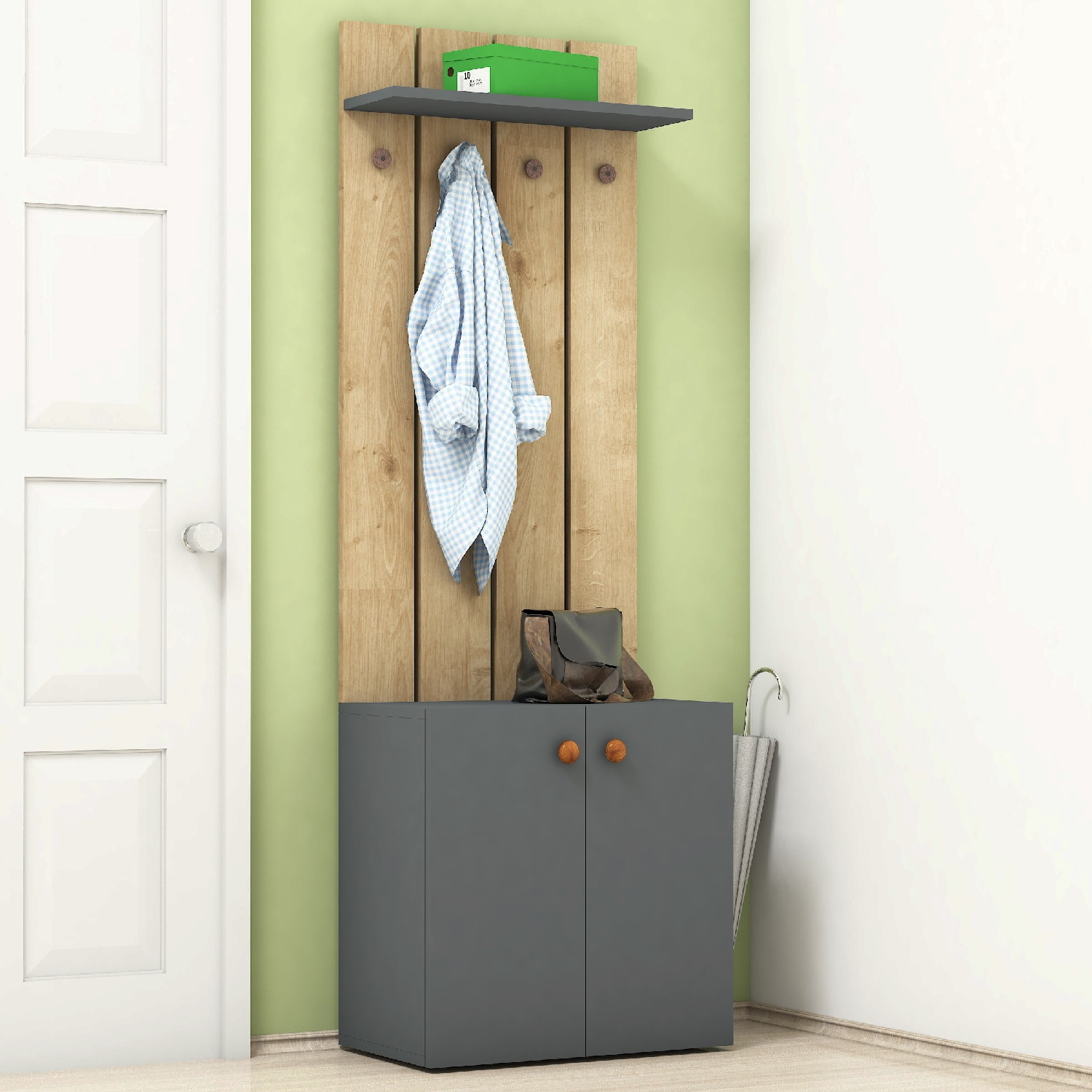 Sapphire Manufactured Wood Hall Tree