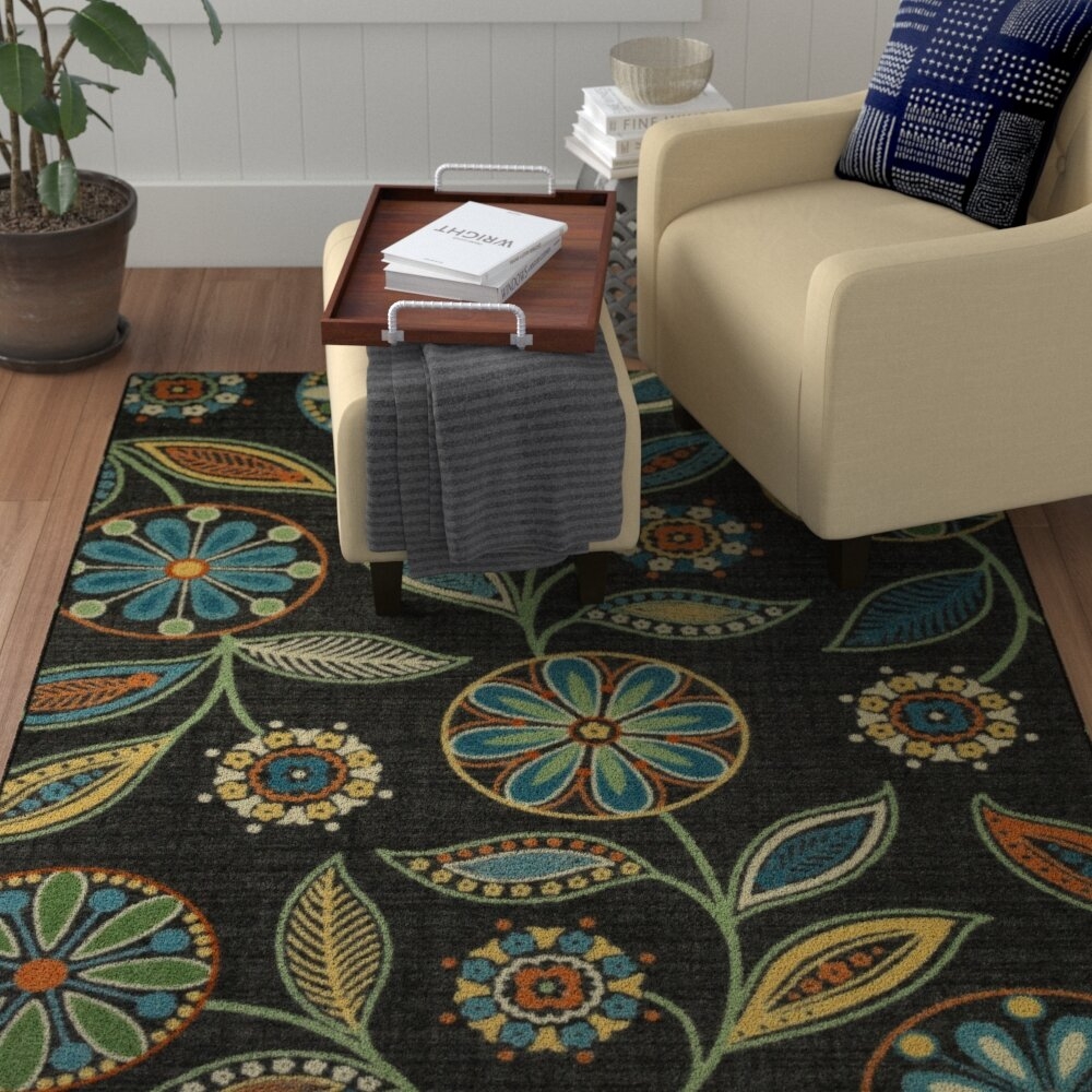 Shag Nylon Traditional Area Rug