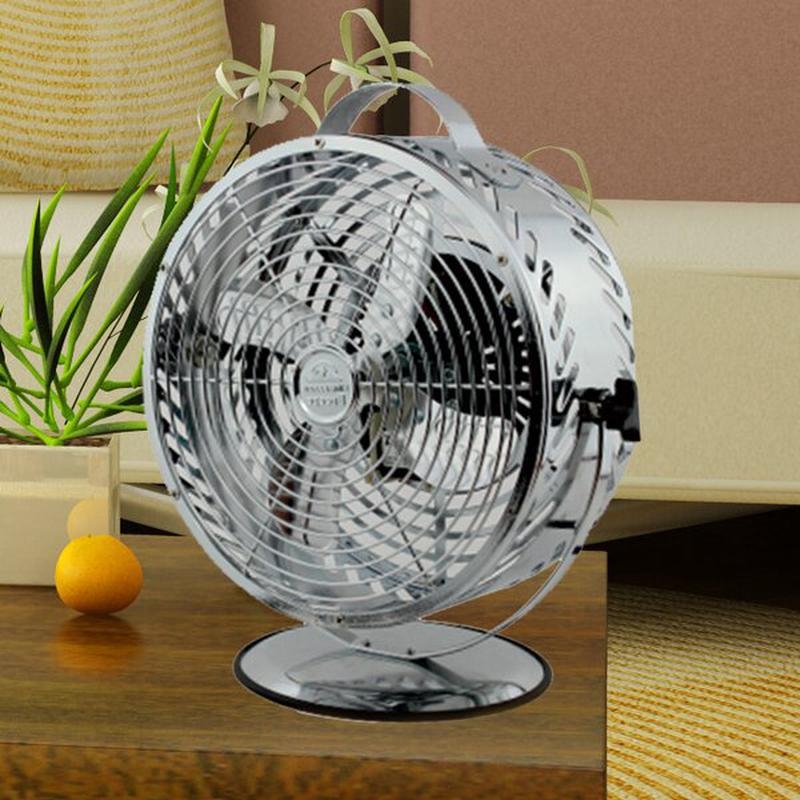 Silver Decorative Table Fan