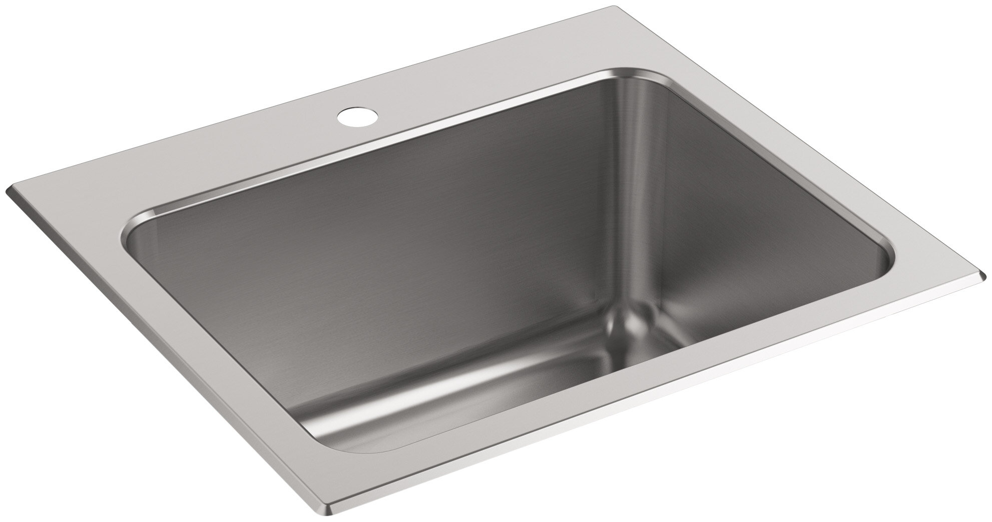 Single Stainless Steel Drop In Service Sink