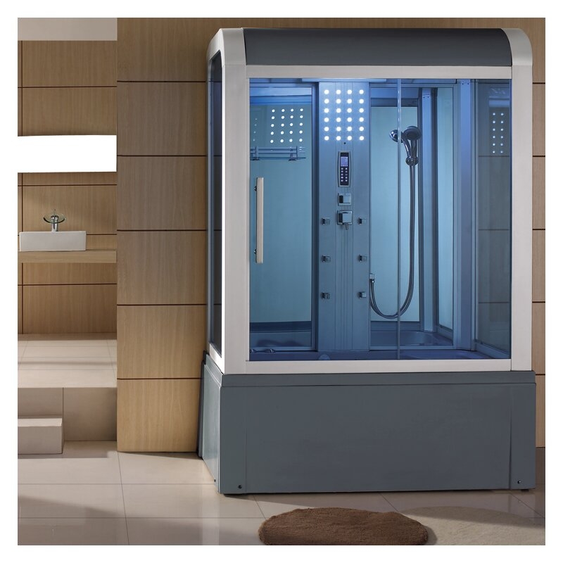 Sliding Steam Shower With Body Jets
