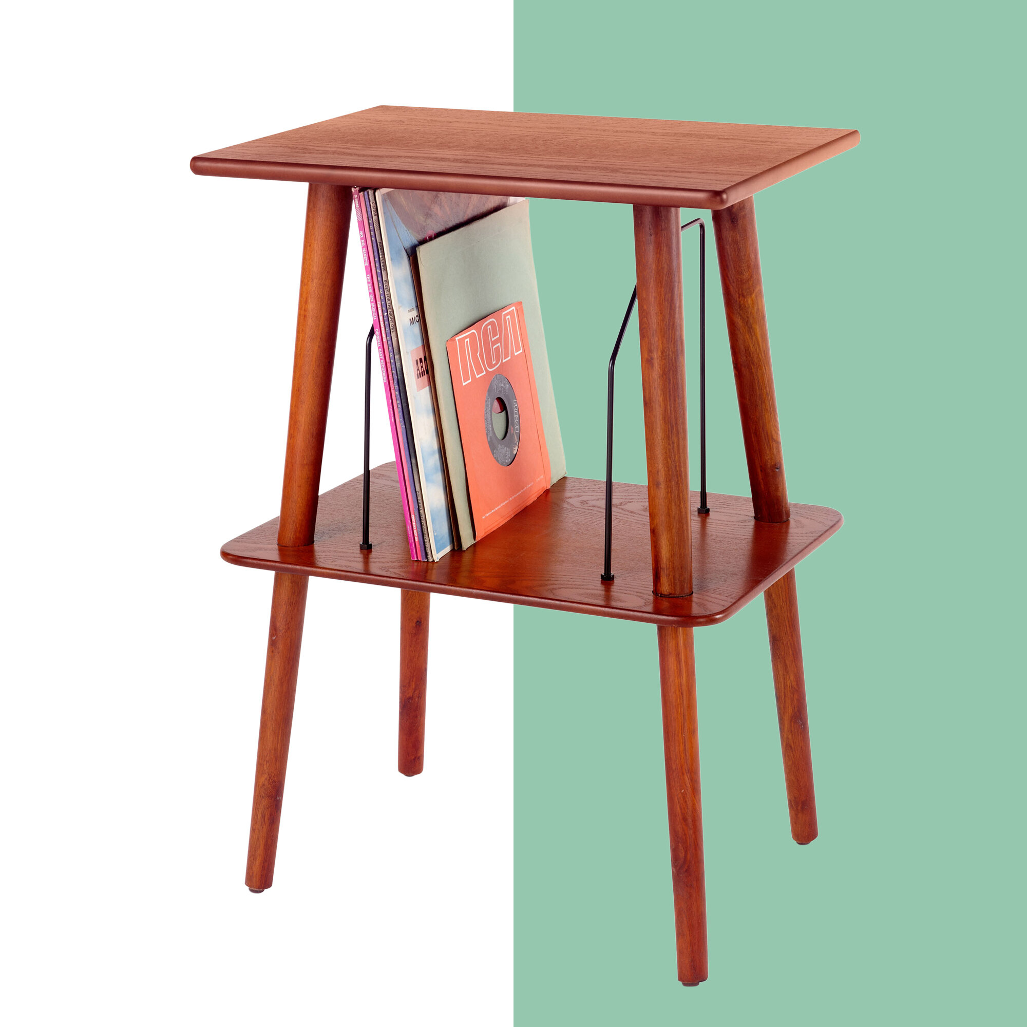 Small Audio Rack in Cherry Wood