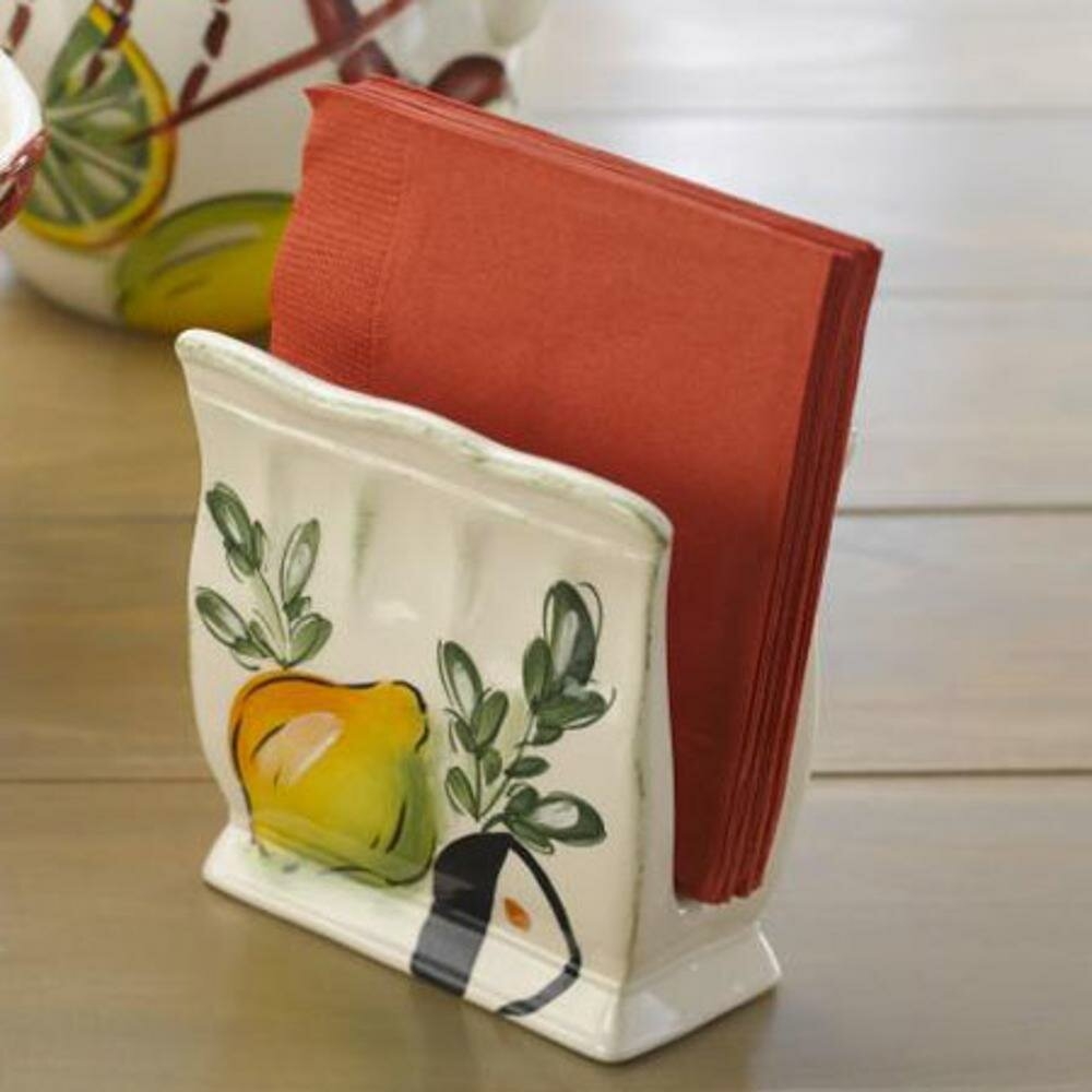 Small Ceramic Napkin Holder