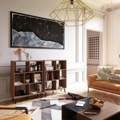 Small Manufactured Wood Library Bookcase