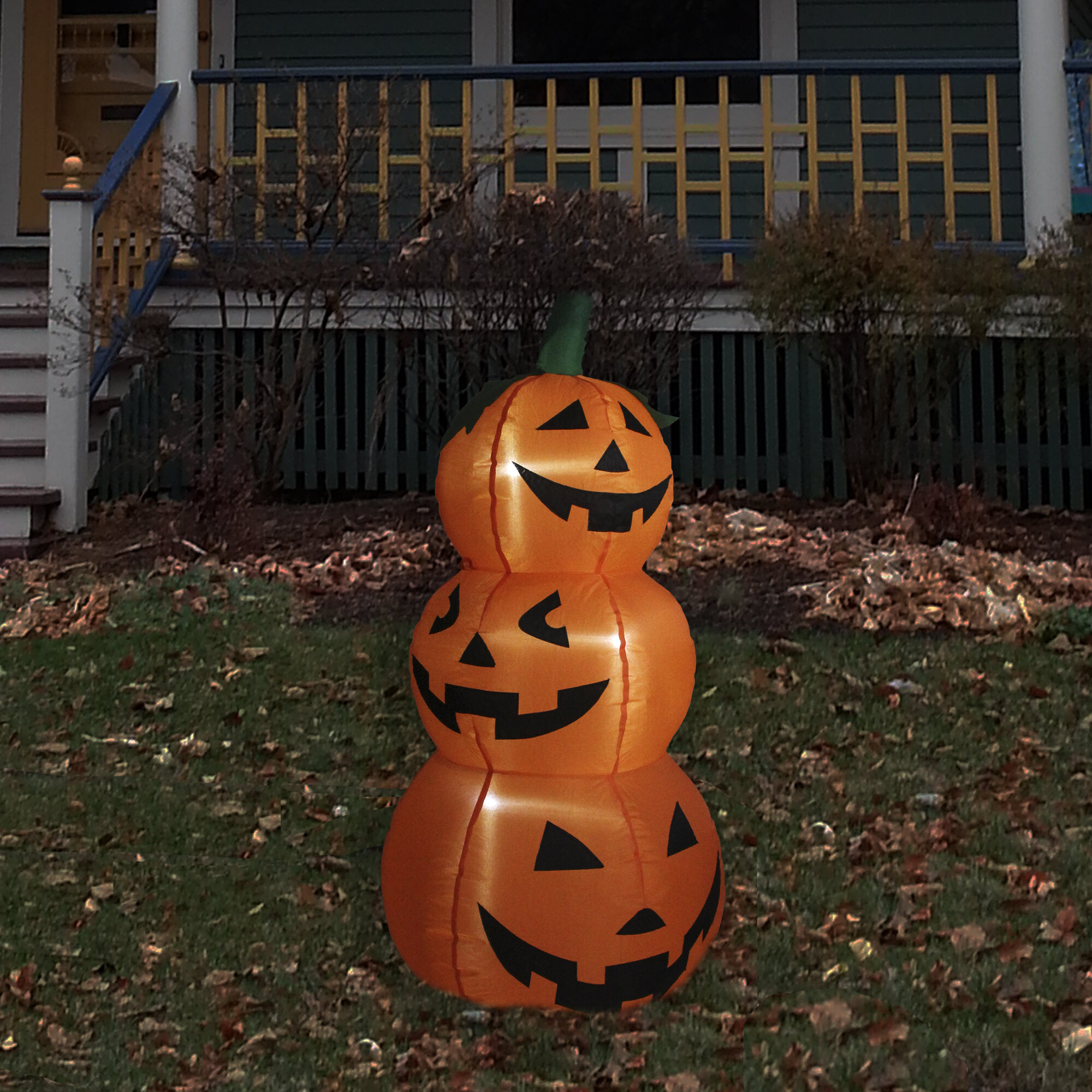Small Pumpkin Trio Halloween Inflatable