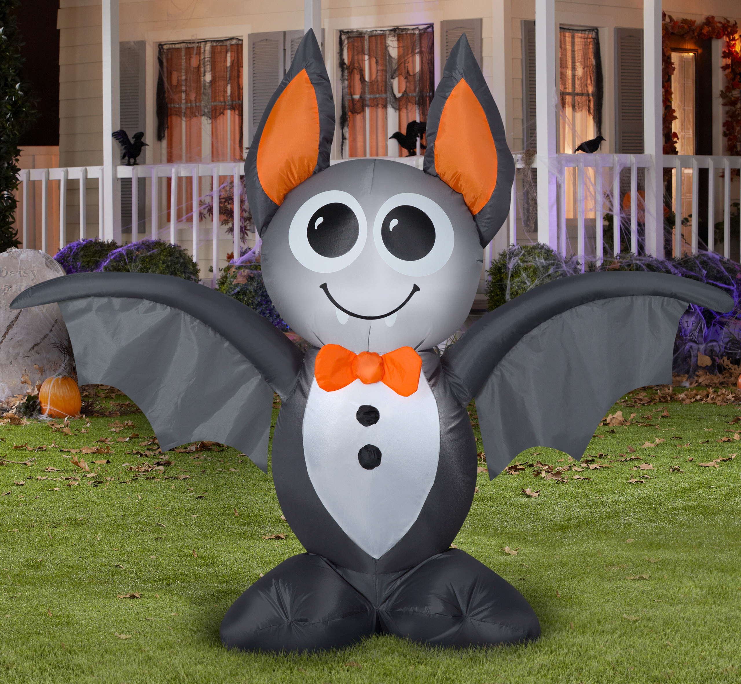 Smiling Bat Halloween Inflatable