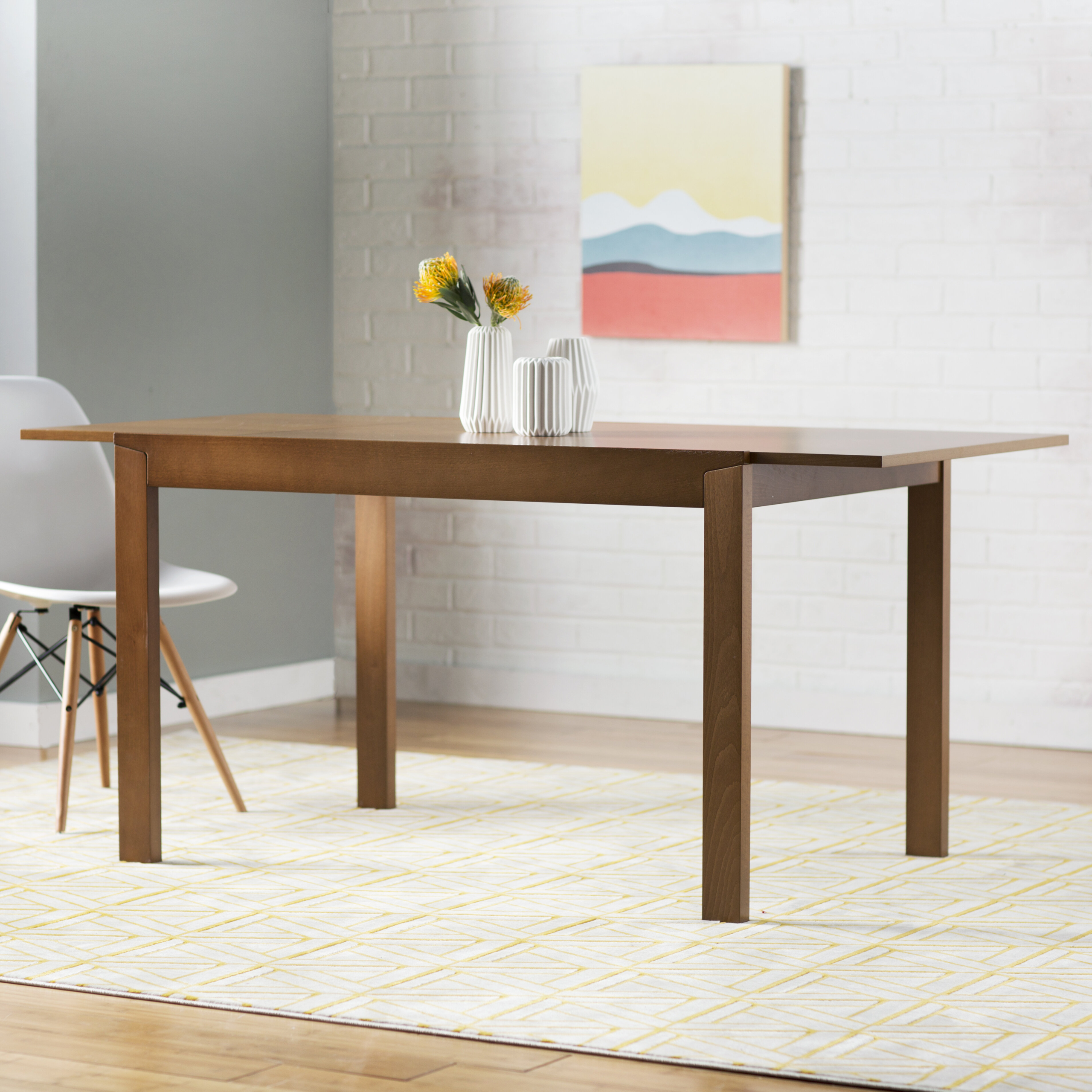 Solid Manufactured Wood Live Edge Dining Set