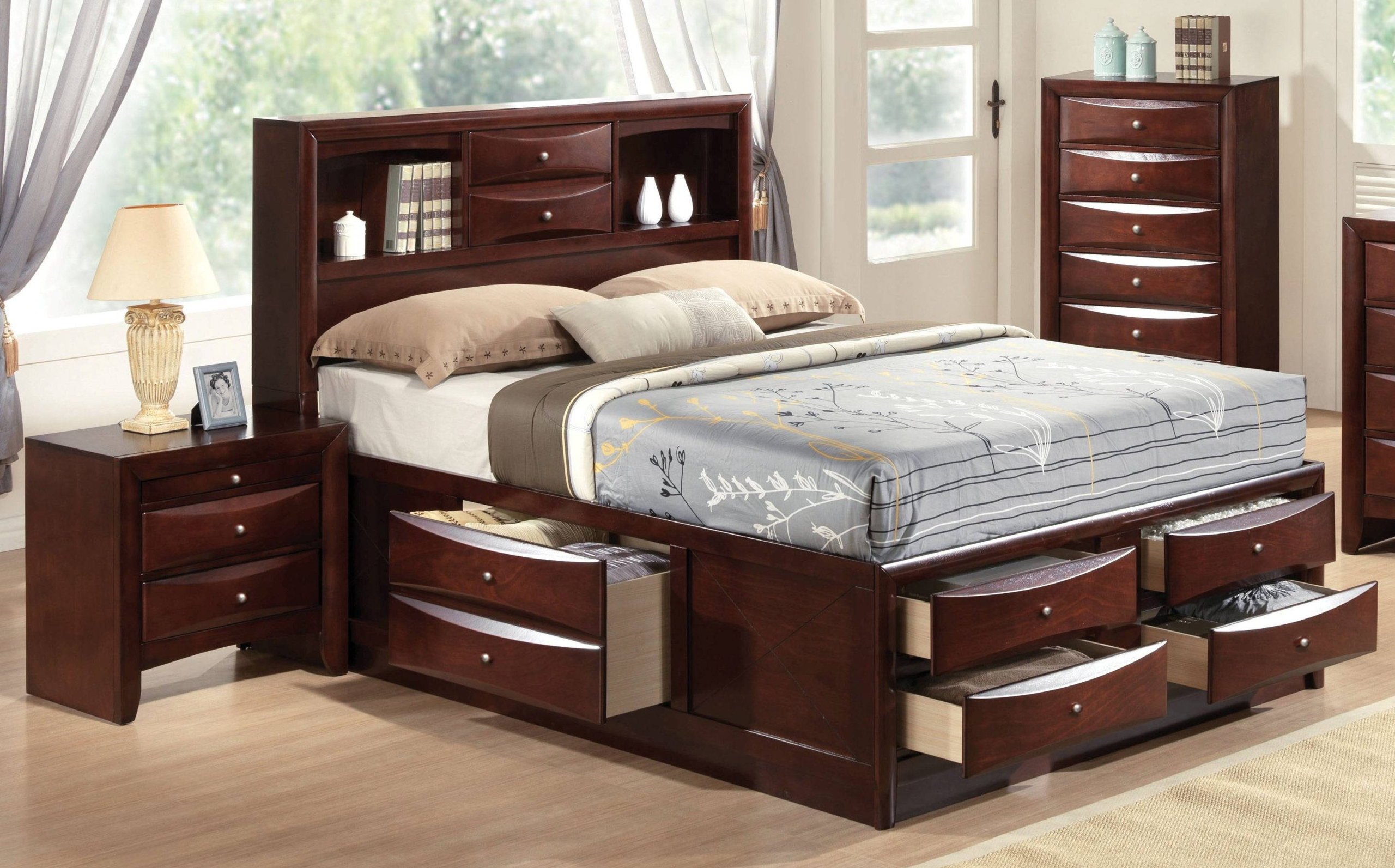 Storage Platform Bed