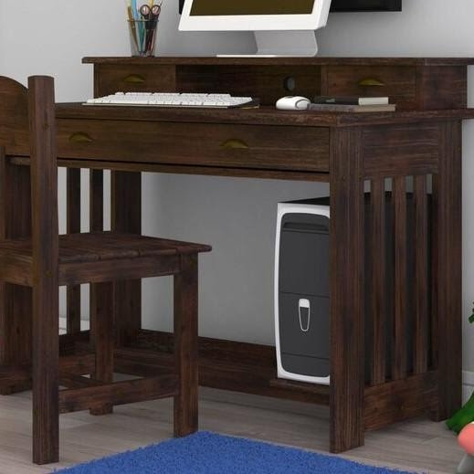 Student Computer Desk with Keyboard Tray