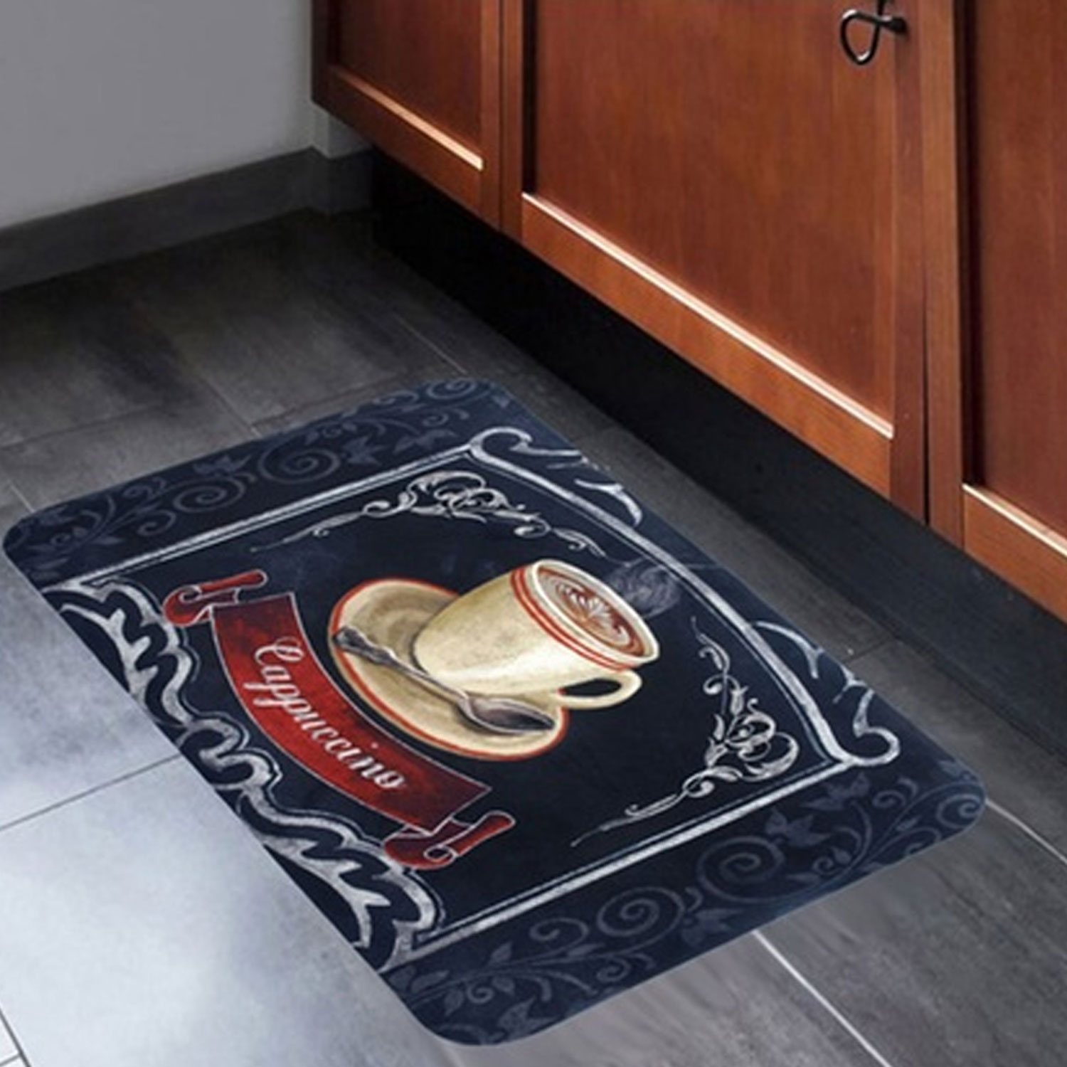 Synthetic Oversized Kitchen Stain Resistant Mat