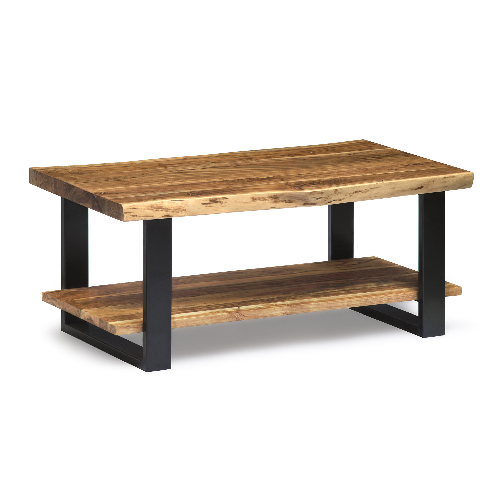 Teak Wood Live Edge Dining Set