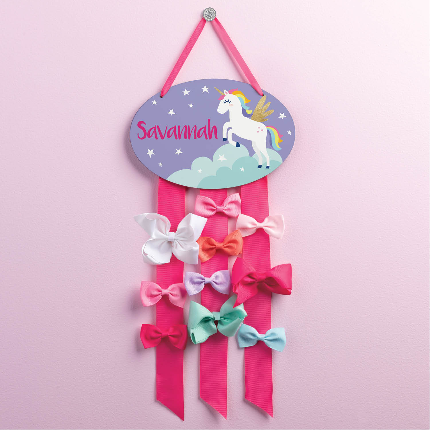 Unicorn Personalized Metal Door Sign