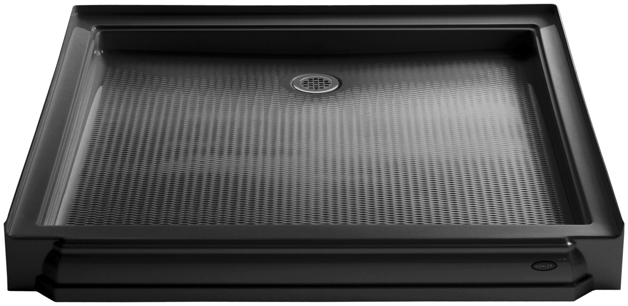 White Right Hand Drain Shower Base