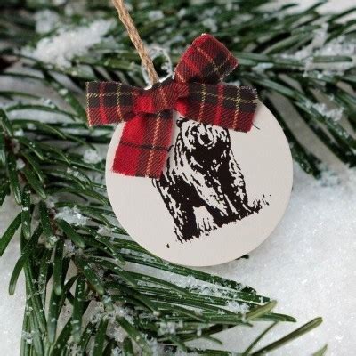 White Solid Wood Bear Ball Ornament