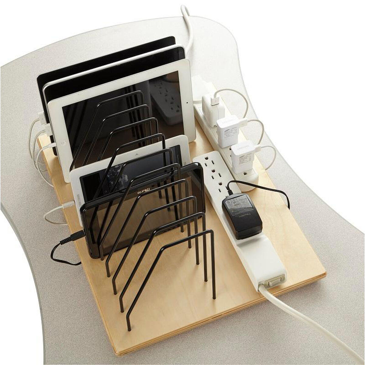 Wooden Multiple Charging Station