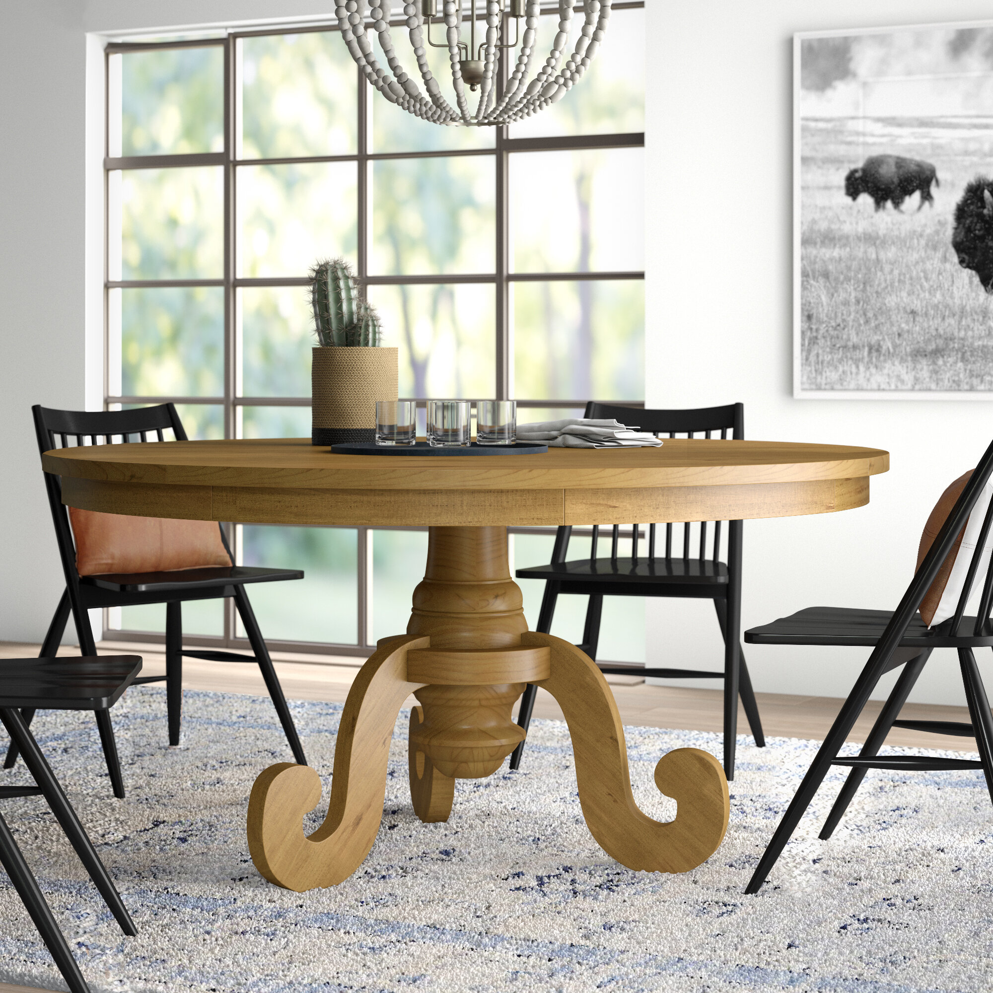 8 + Seat Round Kitchen & Dining Tables You'll Love