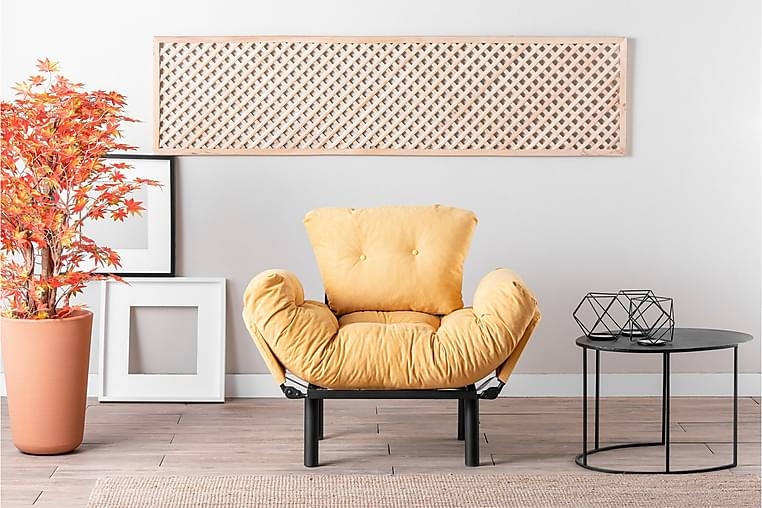 Aasiya 37" W Tufted Convertible Chair