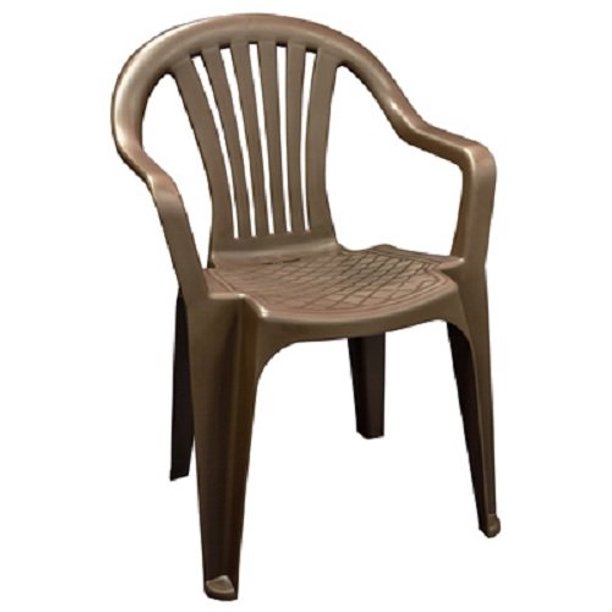 Plastic Patio Chairs You Ll Love In, Brown Plastic Stacking Garden Chairs