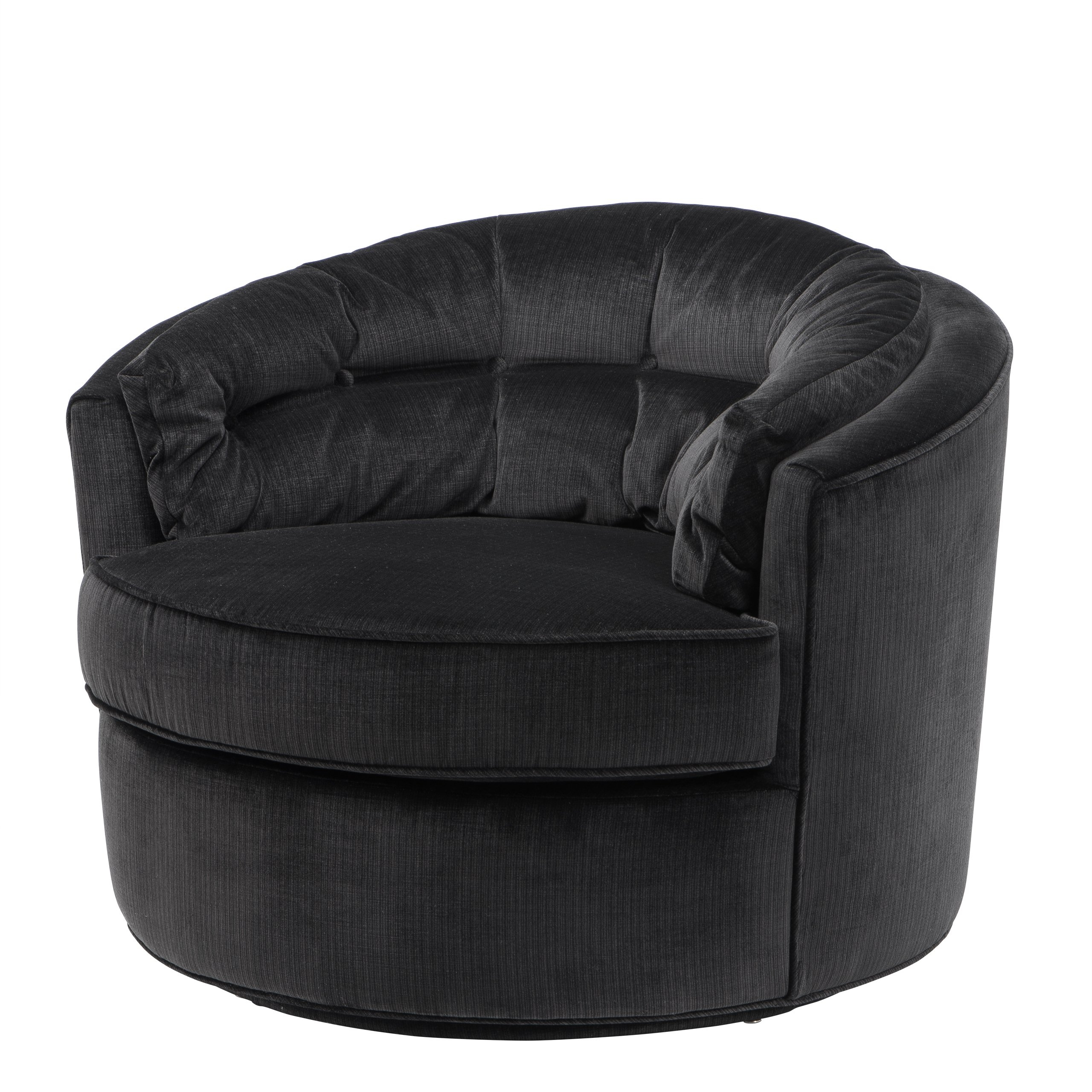 round black chair