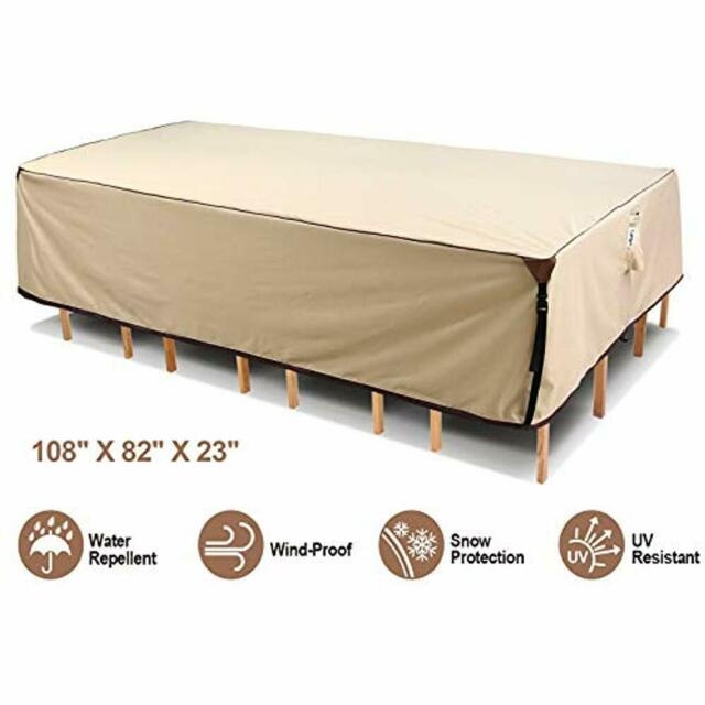 Amazon.com: Ohuhu Heavy Duty Patio Furniture Covers, 108 ...