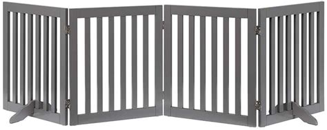 Amazon.com: unipaws Freestanding Wooden Dog Gate, Foldable ...