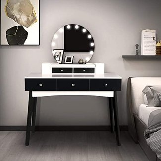 Amazon.com: Vanity Beauty Station with 12 LED Bulbs ...
