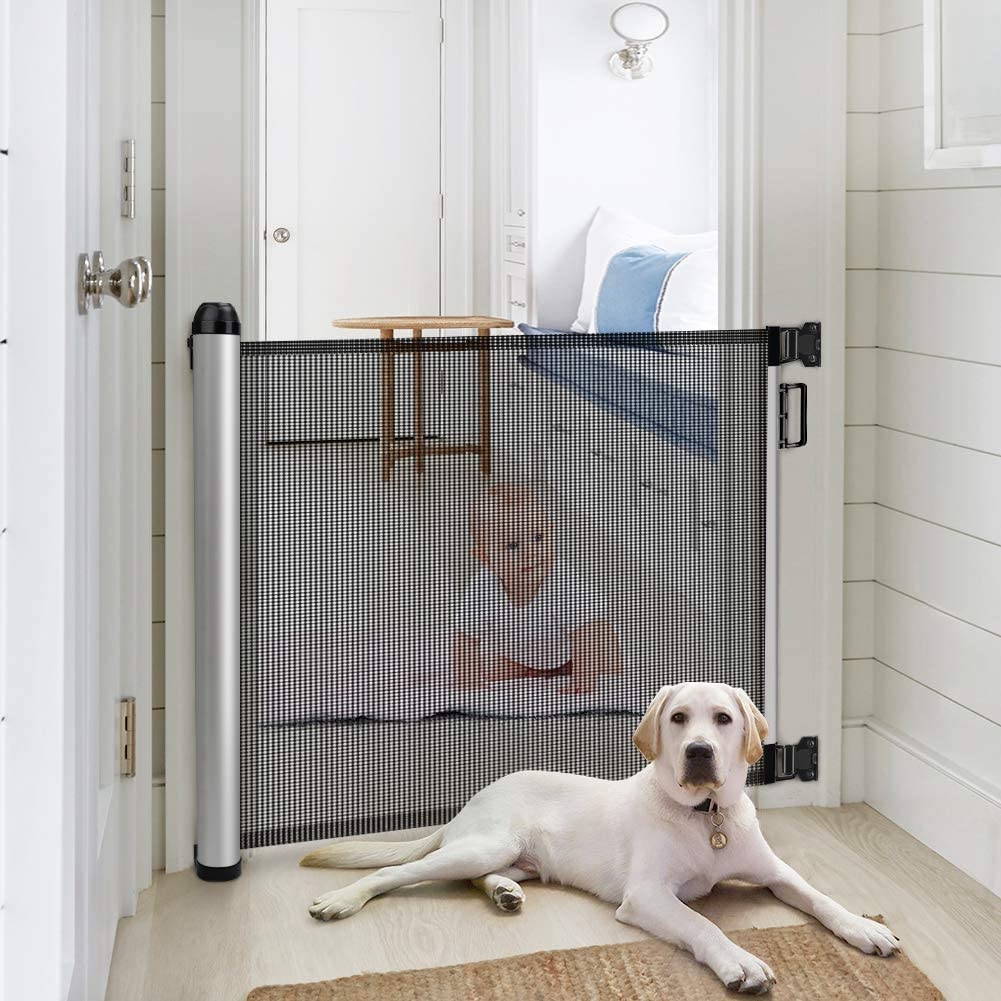 for Doorways Stairways & Hallways Stairs Safety Gate Indoor & Outdoor Pet Child Foldable Baby Gate
