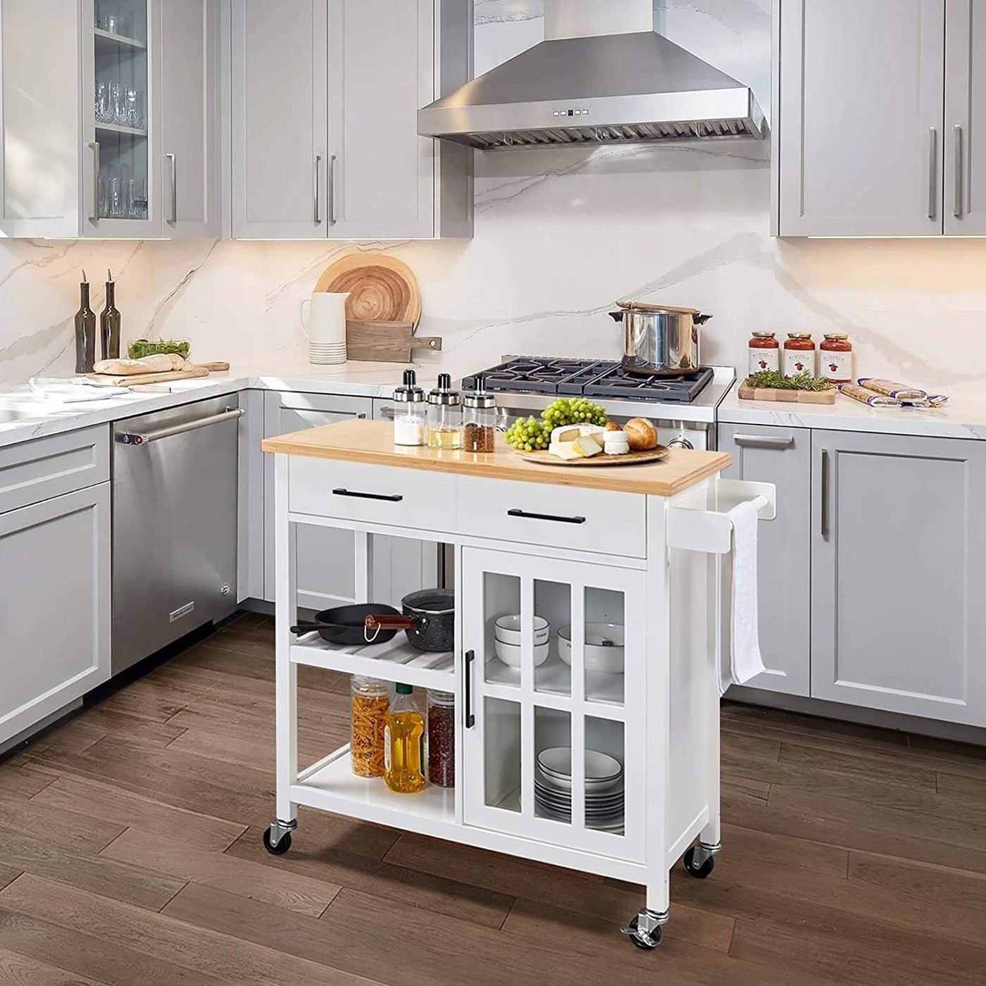 Kitchen Island on Wheels VisualHunt