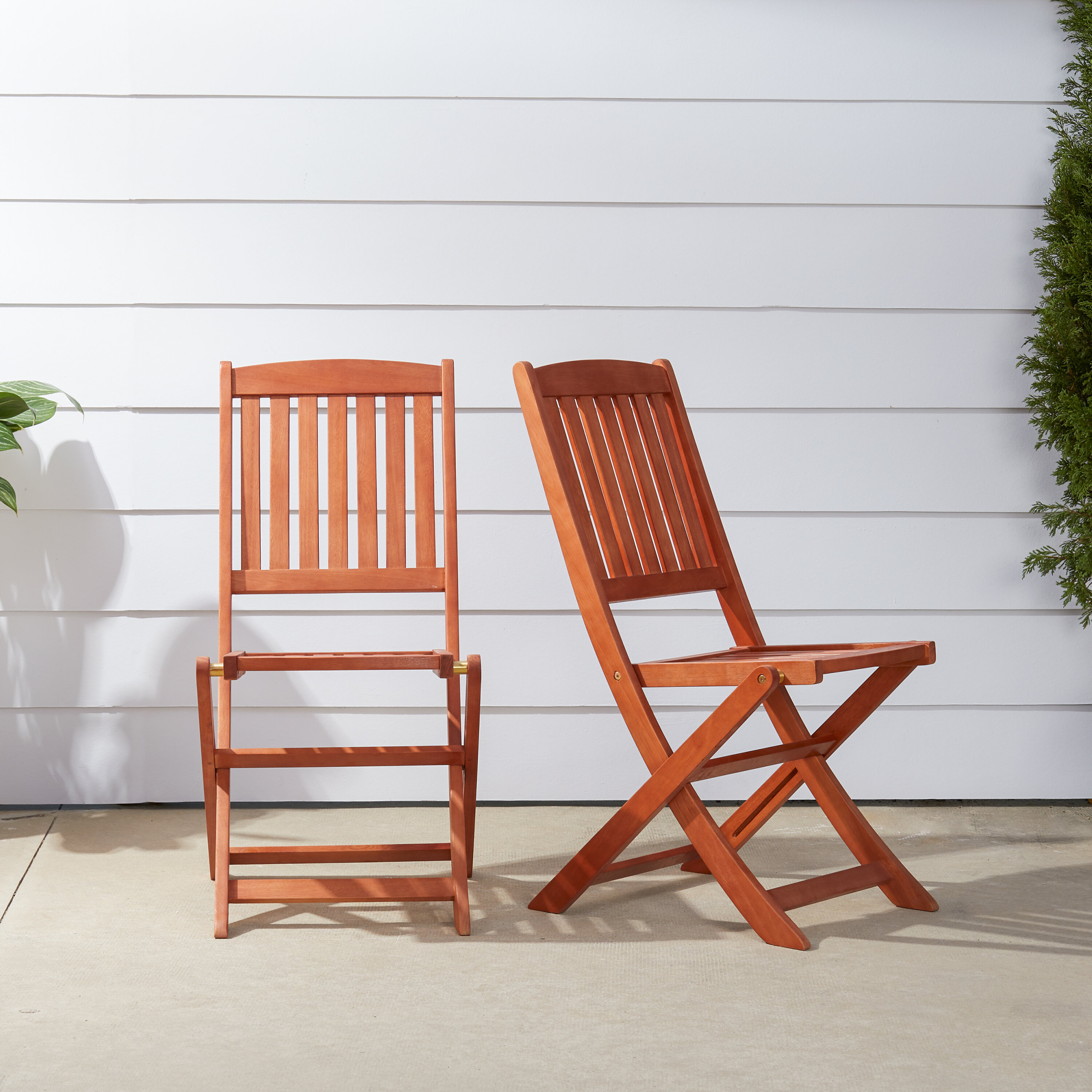 Beachcrest Home Amabel Folding Patio Dining Chair ...