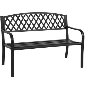 : Best Choice Products 50in Steel Garden Bench ...
