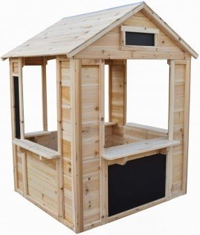 Big Game Hunters Caf&eacute; Shop Wooden Playhouse 54" H x 44" W x 36" D (Caf&eacute;/ Shop) (Caf&eacute;/ Shop with Floor)
