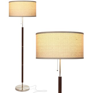 Cal Lighting Metal Torchiere Floor Lamp with Glass Shade ...