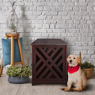 Casual Home Wooden Pet Crate