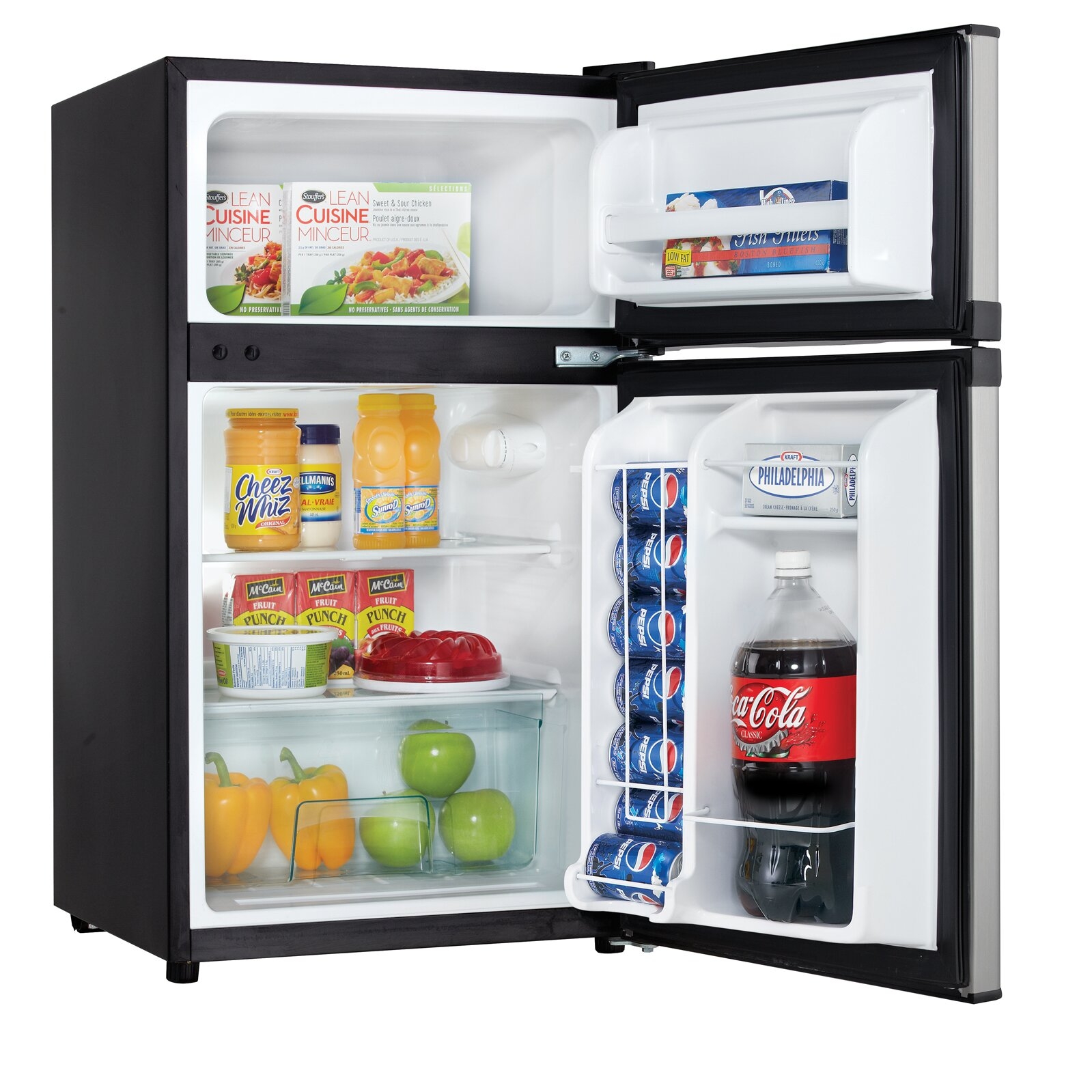 Danby 3.1 cu. ft. Compact Refrigerator with Freezer ...